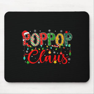 Tapis De Souris Pp Claus Lumières de Noël Pyjama Famille Assortis