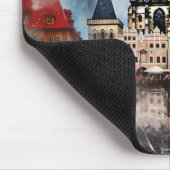 Tapis De Souris Prague nuit en République Tchèque (Coin)