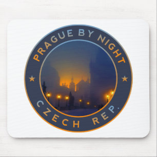 Tapis De Souris Praha par nuit