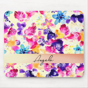 Tapis De Souris Prairie de fleurs sauvages Fleurs shabby