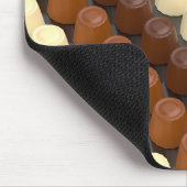 Tapis De Souris Pralines de chocolat noir, blanc et lait (Coin)