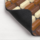 Tapis De Souris Pralines de chocolat noir, blanc et lait (Coin)