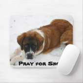 Tapis de souris Pray for Snow (Avec souris)