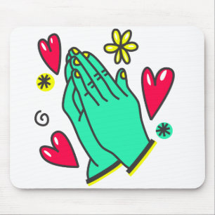 Tapis De Souris Praying Hands I WhtBkg I