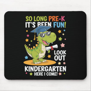 Tapis De Souris Pré K Graduate jardin d'enfants Dinosaur T Rex