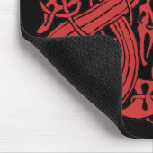 Tapis De Souris Pré rouge de Viking, mousepad (Coin)