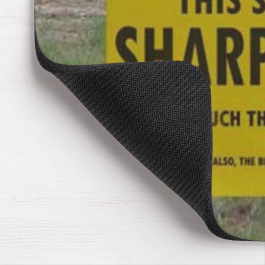 TAPIS DE SOURIS PRÉCAUTION (Coin)