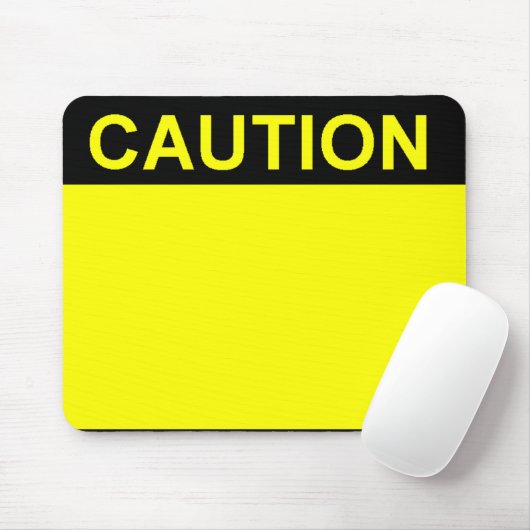 Tapis De Souris Précaution (Avec souris)