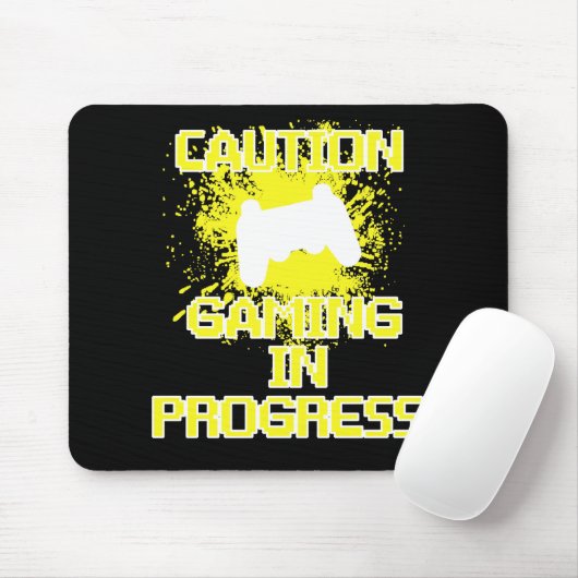 Tapis De Souris Précaution, jeu en cours (Avec souris)