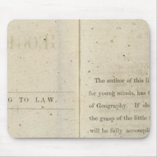 Tapis De Souris Préface Lecteur géographique pour enfants Dixie