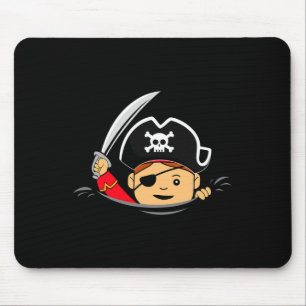 Tapis De Souris Pregnant pirate Halloween bébé mère grossesse