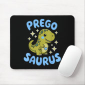 Tapis De Souris Pregosaurus Cute Retro Mommy Dinosaur Pregnancy An (Avec souris)