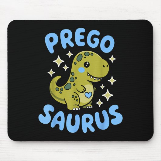 Tapis De Souris Pregosaurus Cute Retro Mommy Dinosaur Pregnancy An (Devant)