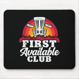 Tapis De Souris Premier Club Disponible Arbre de Disc Golf Drôle H