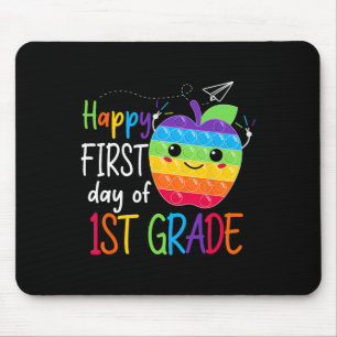 Tapis De Souris Premier jour de 1ère année Enseignante Filles Garç