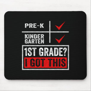 Tapis De Souris Premier Jour De Première Année Garçons Filles Reto