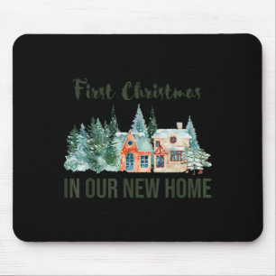 Tapis De Souris Premier Noël dans notre nouvelle maison décoration