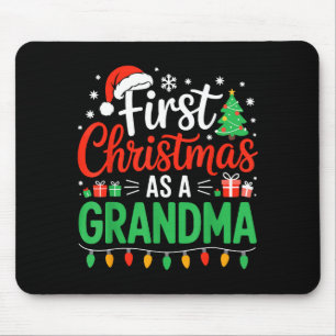 Tapis De Souris Premier Noël en tant que grand-mère correspondant