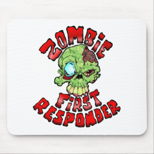 Tapis De Souris Premier répondeur Zombie
