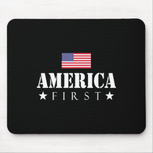 Tapis De Souris Premier Trump 2024 L'Amérique d'abord