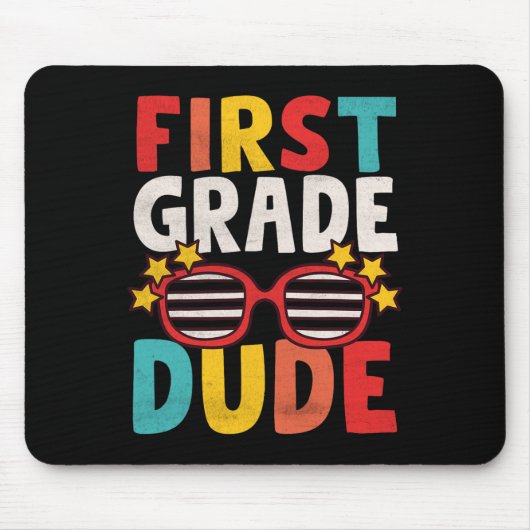 Tapis De Souris Première 1ère année Dué Première journée de l'élèv (Devant)