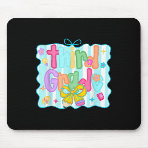 Tapis De Souris Première année Coquette Fillette Crayon Enseignant