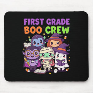 Tapis De Souris Première Classe Bow Crew Cute Halloween Clroom Des