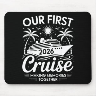 Tapis De Souris Première croisière 2026 ensemble voyage en famille