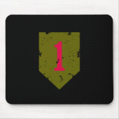 Tapis De Souris Première division d'infanterie "Big Red One" en dé (Devant)