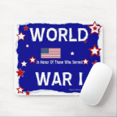 Tapis De Souris Première Guerre mondiale - En l'honneur - Mousepad (Avec souris)