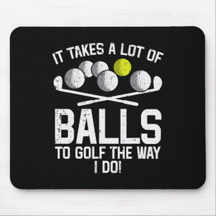 Tapis De Souris Prend Beaucoup De Pour Golf Golf Drôle Golfeur Gol
