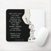 Tapis De Souris Prends la main de Dieu (Avec souris)