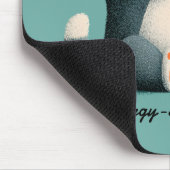 Tapis De Souris Preneur de sieste professionnel Chat drôle endormi (Coin)