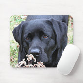 Tapis De Souris Prenez du temps - Black Lab - Black Labrador (Avec souris)