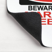 Tapis De Souris Prenez garde du chien de berger de Maremma (Coin)