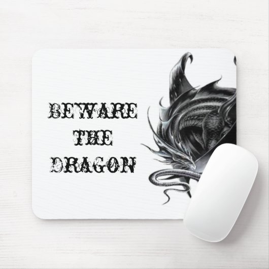 Tapis De Souris Prenez garde du dragon Mousepad (Avec souris)