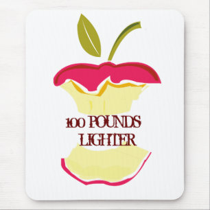 Tapis De Souris Prenez un régime de nutrition d'Apple de perte de