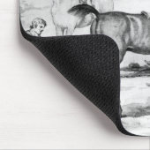 Tapis De Souris Préparation à une course (Coin)