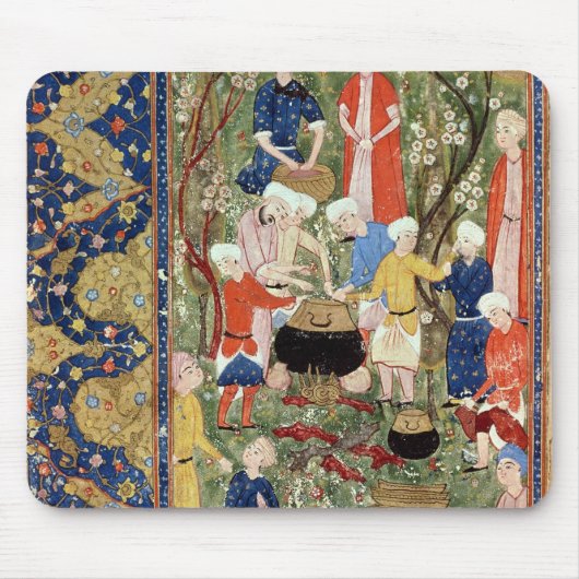 Tapis De Souris Préparation d'un repas (Devant)
