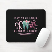 Tapis De Souris Preppy Coquette Teeth May Your Smile Be Merry And (Avec souris)