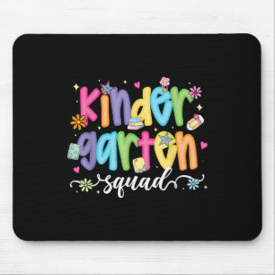 Tapis De Souris Preppy Kindergarten Team Enseignant de l'équipe Re