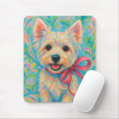 Tapis De Souris Preppy Westie (Avec souris)