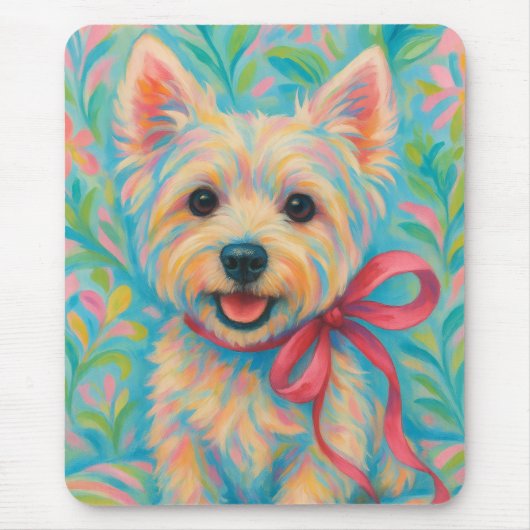 Tapis De Souris Preppy Westie (Devant)