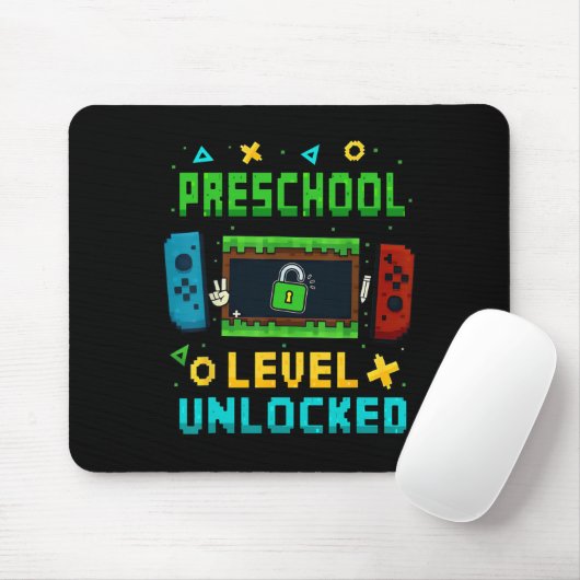 Tapis De Souris Preschool Level Unlocked Ck To School Pixel Art Ga (Avec souris)