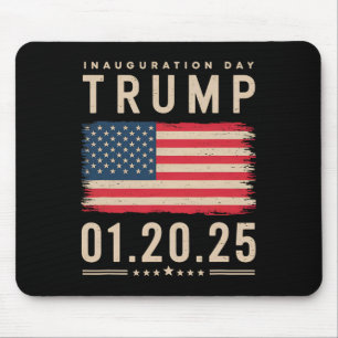 Tapis De Souris Président Donald Trump Jour d'investiture 2025 Mem