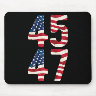 Tapis De Souris Président Trump 2024 Vintage 45 47 États-Unis en d