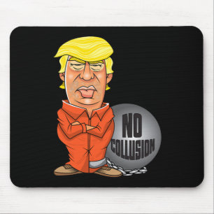 Tapis De Souris Président Trump Pas de Collusion Jumpsuit Orange D