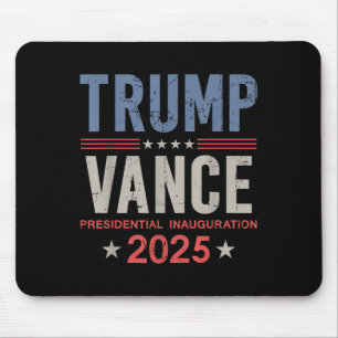 Tapis De Souris Président Trump Vance Jour d'inauguration 2025 Éta