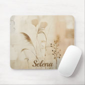 Tapis De Souris Pressed Flowers and Grass Mouse Pad (Avec souris)