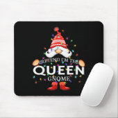 Tapis De Souris Pretend I'm The Queen Gnome Christmas Matching (Avec souris)